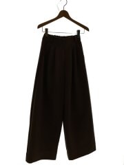 画像：25年/TUCK WIDE REG PT/1/ポリエステル/BRW/無地/512560711901
