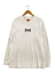 画像：長袖Tシャツ/L/コットン/WHT//