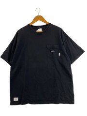 画像：Tシャツ/3/コットン/BLK/221ATDT-CSM02//