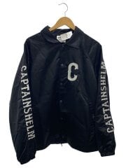 画像：Logo Coach Jkt/M/ナイロン/BLK/無地