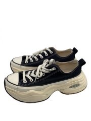 画像：ローカットスニーカー/25cm/BLK/キャンバス/31312411