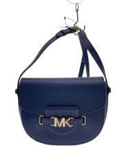 画像：ショルダーバッグ/レザー/NVY//