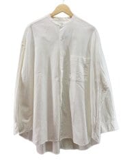 画像：長袖シャツ/FREE/コットン/WHT/GM213-50137B