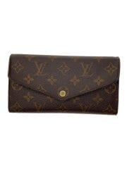 画像：2)ポルト・フォイユ・サラ_モノグラム・キャンバス/PVC/BRW/総柄/レディース//