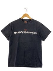 画像：Tシャツ/M/コットン/BLK/プリント