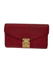 画像：ポルト・フォイユ・メティス_モノグラム・アンプラント/牛革/RED/レディース