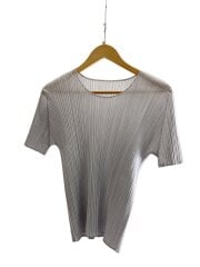 画像：半袖ブラウス/--/ポリエステル/GRY/無地/PP55-JK103