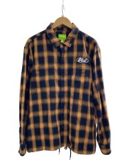 画像：長袖シャツ/XL/ポリエステル/ORN/チェック/GENUINE PLAID LS SHIRT