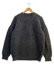 画像：ニット・セーター(厚手)/3/ウール/GRY/無地/BN-22FM-056//