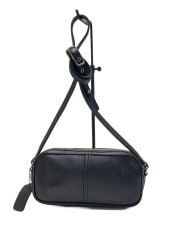 画像：オールドコーチ/ショルダーバッグ/レザー/BLK/無地/9589