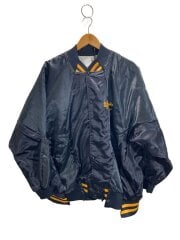 画像：再構築/リメイク/スタジャン/ジャケット/FREE/ナイロン/BLK/無地