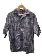 画像：21SS/Cabana Shirt Python/半袖シャツ/S/コットン/BRW/アニマル/IN169//