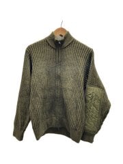 画像：Lambs Wool Zip Sweater/ニット・セーター(厚手)/S/ウール/KHK/無地/117269//