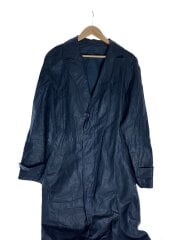 画像：トレンチコート/38/リネン/NVY/無地/1116-71024