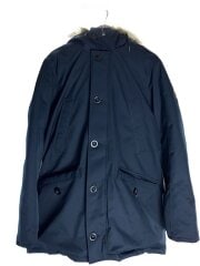 画像：ダウンジャケット/L/ポリエステル/NVY/無地/710731827001