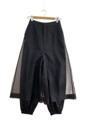 画像：ボトム/38/--/BLK/300DA931-1390/シアー/レイヤード/パンツ