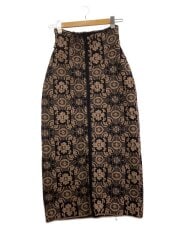 画像：スカート/FREE/--/BLK/総柄/tn21st002/ジャガード/僅かにほつれ//