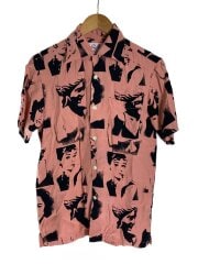 画像：アロハシャツ/38/レーヨン/PNK/AB-0011010107