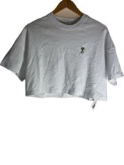 画像：クロップドTシャツ/M/コットン/WHT/SPFTS019.726//