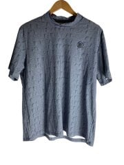 画像：モックネックゴルフシャツ/G/FORE/Tシャツ/4/ナイロン/GRY/総柄/073213003-0003//