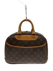 画像：1)トゥルーヴィル_モノグラム・キャンバス/PVC/BRW//