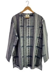 画像：長袖シャツ/L/ポリエステル/GRY/チェック/SH-20SU105