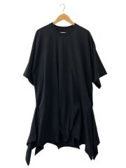 画像：半袖ワンピース/S/コットン/BLK/無地/S52CT0380 S23082//