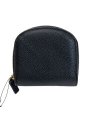 画像：財布/レザー/BLK/無地/レディース