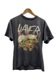 画像：Tシャツ/L/コットン/GRY/プリント//