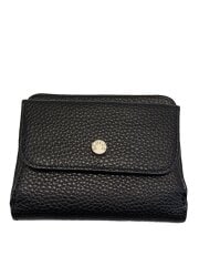 画像：2つ折り財布/レザー/BLK/メンズ