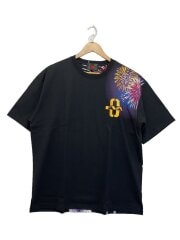 画像：Tシャツ/XL/コットン/BLK/526358//