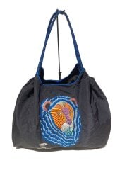 画像：MULGA/トートバッグ/ナイロン/BLK