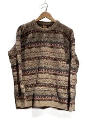 画像：ニット・セーター(厚手)/L/ウール/BRW