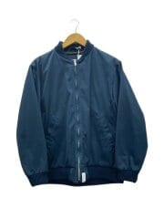 画像：ジャケット/1/ポリエステル/NVY/無地