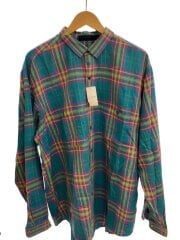 画像：90-00s/ポルトガル製/長袖シャツ/XL/コットン/GRN/チェック