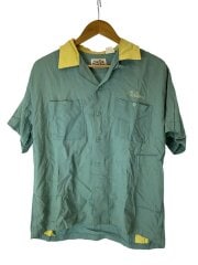 画像：半袖シャツ/M/レーヨン/GRN/ボーリングシャツ