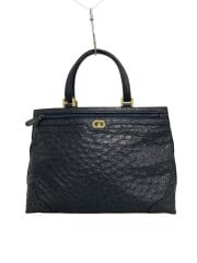 画像：konigin /ハンドバッグ/レザー/BLK