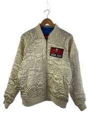 画像：スカジャン/L/ポリエステル/BLU/リバーシブル