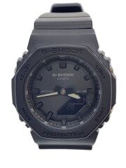 画像：クォーツ腕時計_G-SHOCK/アナログ/ラバー/BLK/BLK/SS