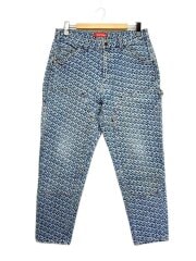 画像：ペインターパンツ/34/デニム/IDG/21AW/Monogram Double Knee Denim Paint