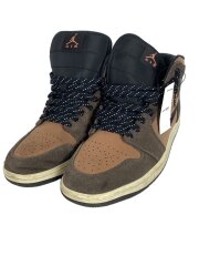 画像：Jordan 1 Mid SE ダークチョコレートハイカットスニーカー/28cm/BRW/dc-729