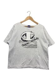画像：カットソー/L/コットン/GRY/プリント//