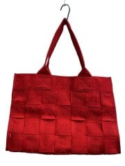 画像：Woven Large Tote/トートバッグ/--/RED