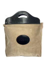 画像：ハンドバッグ/スウェード/BEG