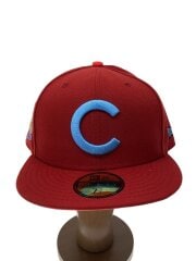 画像：キャップ/7 3/4/ポリエステル/RED/メンズ