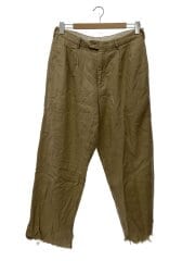 画像：スラックスパンツ/34/リネン/BEG