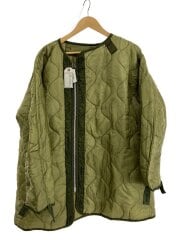 画像：ブルゾン/--/ナイロン/BLU/無地