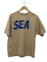 画像：Tシャツ/M/コットン/BEG/WDS-O-SIG7-25-Q4-CS-01