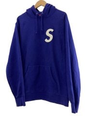 画像：S LOGO HOODED SHIRT/パーカー/XL/コットン/BLU