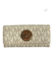 画像：長財布/キャンバス/BEG/総柄/レディース/AV-1712